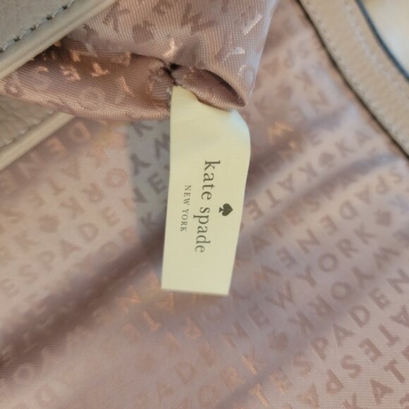 KATE SPADE Alecia Single Top Handle Leather Saddle Shoulder Crossbody Bag - Picture 9 of 14